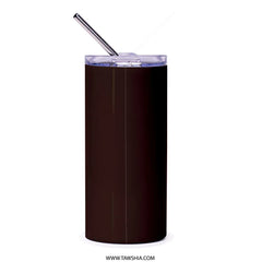 Sleek Black Insulated Tumbler with Straw Drinkware Product
