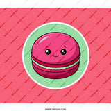 Macaron Backpack, Cute Food Backpack, Kawaii Backpack, Trendy Bookbag, Unique Backpack, Gift For Her, Sweet Treat Backpack, Girl Backpack - Tawshia
