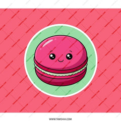 Macaron Backpack, Cute Food Backpack, Kawaii Backpack, Trendy Bookbag, Unique Backpack, Gift For Her, Sweet Treat Backpack, Girl Backpack - Tawshia