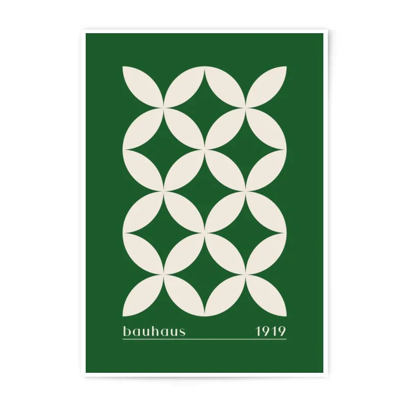 Bauhaus 1919 Photographic Print, Geometric Art Print, Abstract Wall Art, Modern Home Decor, Living Room Art, Minimalist Art Print - Tawshia