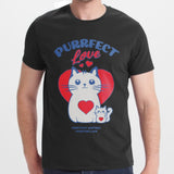 Purrfect Love Adorable Valentine's Pair T-shirt product