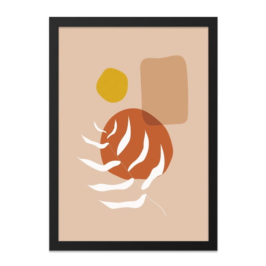 Abstract Shapes Wall Art, Modern Art Print, Boho Wall Decor, Geometric Wall Art, Neutral Tones Poster, Minimalist Art, Home Decor - Tawshia