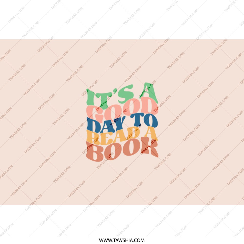 Book Lover Tumbler, Reader Gift, Its a Good Day to Read a Book, Tumbler with Straw, Reading Gifts, Bookish Tumbler, Librarian Tumbler - Tawshia