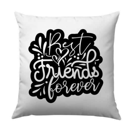 Best Friends Forever Pillow, Friendship Gift, Decorative Pillow, Home Decor, Gift for Friend, Throw Pillow, Cute Pillow - Tawshia