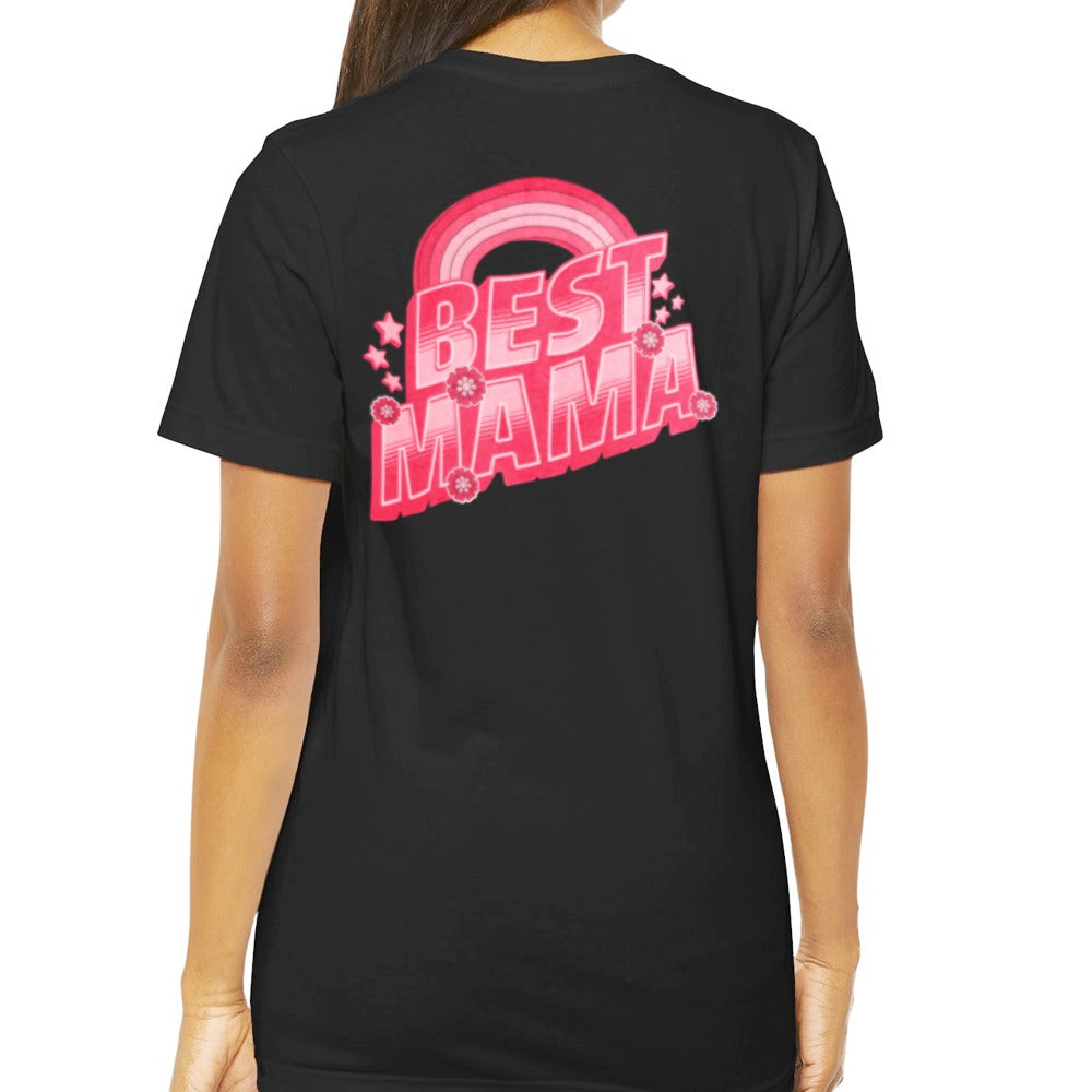 Best Mama Rainbow Print T-shirt for Mother's Day product