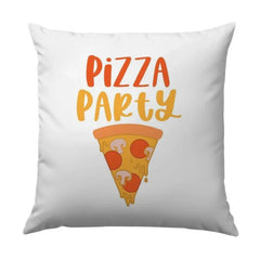 Pizza Party Pillow, Foodie Throw Pillow, Pizza Lover Gift, Funny Home Decor, Cute Couch Pillow, Dorm Decor, Home Decor Pillow - Tawshia