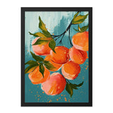 Orange Fruit Wall Art, Kitchen Decor, Modern Home Decor, Citrus Painting, Fruit Art Print, Contemporary Artwork, Office Wall Decor - Tawshia