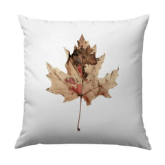 Autumn Maple Leaf Pillow, Fall Decor Cushion, Botanical Pillow, Nature Inspired Home Decor, Elegant Throw Pillow, Seasonal Accent Pillow - Tawshia