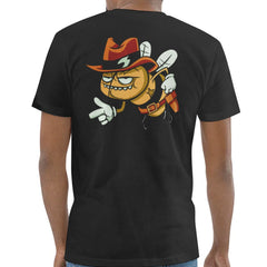 Cool Animated Character Design on Black T-Shirt product