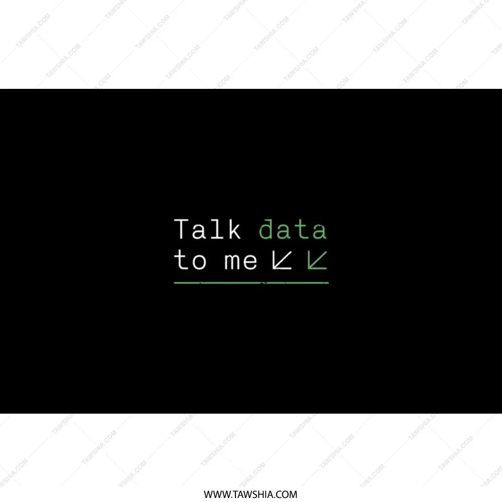 Talk Data To Me Graphic Design Decor product