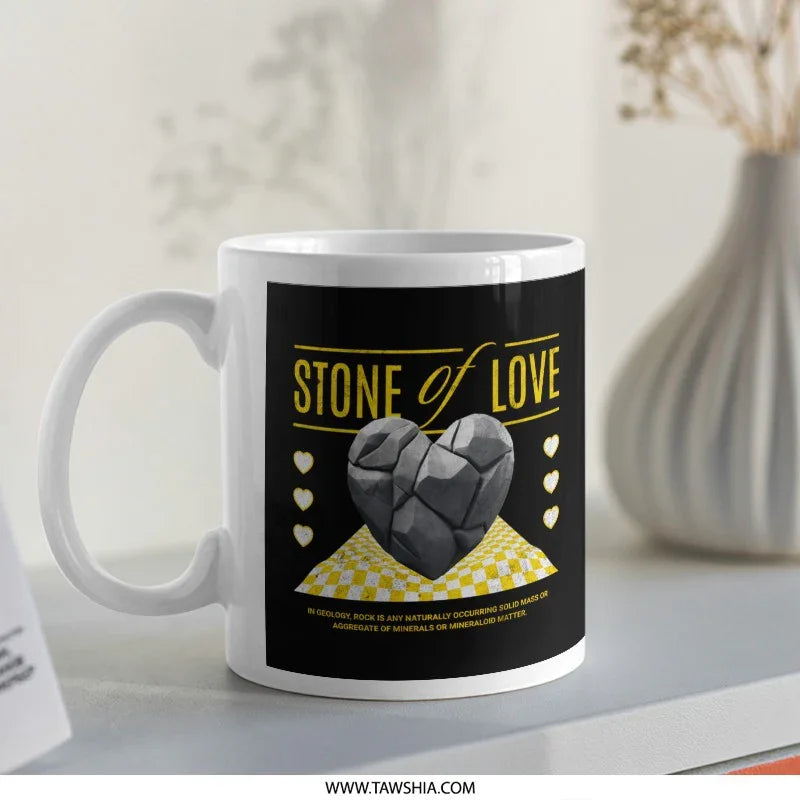 Stone of Love Geology Inspired Coffee Mug product