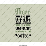 Wrath Of Woman Mouse Pad, Coffee Lover, Funny Quote, Unique Gift Idea, Novelty Mousepad, Office Decor, For Her, Sarcastic, Woman Gift - Tawshia