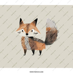 Cute Fox Design Backpack, Forest Animal Backpack, Stylish Backpack for Kids, Trendy Backpack, Gift Idea, Back to School Backpack - Tawshia