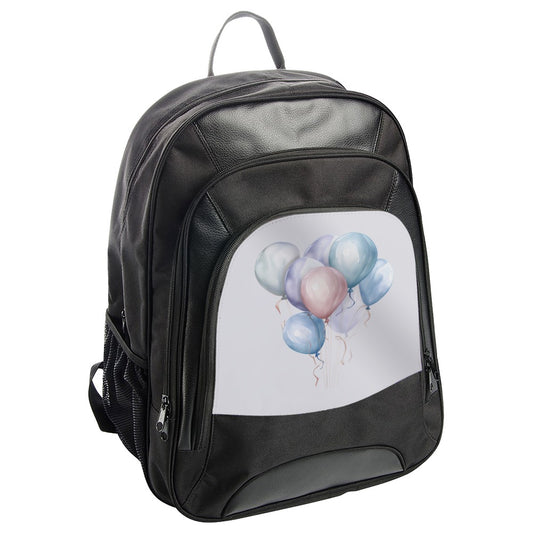 Balloons Backpack, Watercolor Balloons, Celebration Backpack, Pastel Balloons Art, Party Backpack, Balloon Lover Gift, Cute Backpack - Tawshia