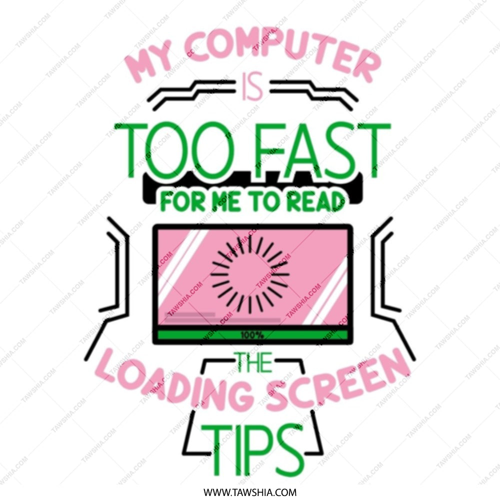 Computer Loading Screen Tote Bag, Fast Computer Funny Tote, Geeky Tote, Programmer Gift, Coder Tote, IT Humor Tote Bag, Sarcastic Tote Bag - Tawshia