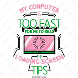 Computer Loading Screen Tote Bag, Fast Computer Funny Tote, Geeky Tote, Programmer Gift, Coder Tote, IT Humor Tote Bag, Sarcastic Tote Bag - Tawshia