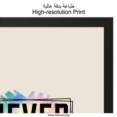 Never Underestimate Me Wall Art, Inspirational Quote Print, Motivational Art, Home Decor, Positive Affirmation, Typography Wall Decor - Tawshia