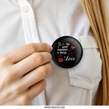 Love Pinback Button, Secret Ingredient Button, Chef Button, Foodie Gift, Culinary Button, Kitchen Decor, Cute Button, Trendy Button - Tawshia