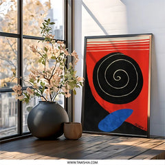 Alexander Calder Wall Art, Abstract Painting Print, Modern Art Poster, Calder Exhibition Decor, Art Lover Gift, Home Decoration - Tawshia