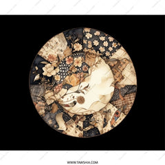 Floral Patchwork Mouse Pad, Unique Desk Decor, Abstract Flower Art, Stylish Computer Accessory, Elegant Office Gift, Trendy Mousepad - Tawshia