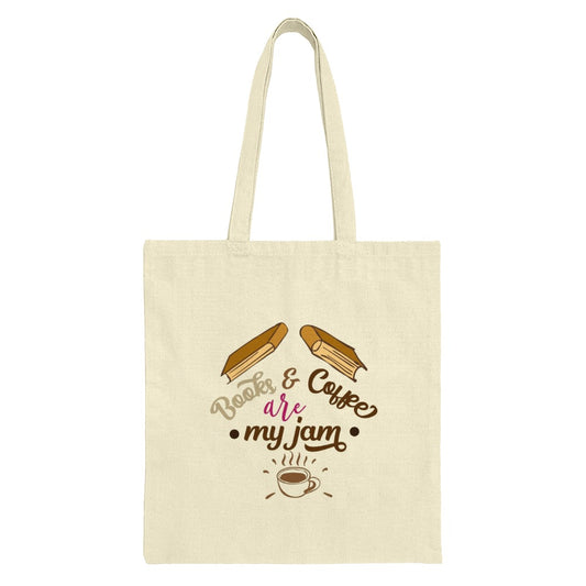 Book Lover Tote Bag, Coffee Lover Tote, Gift For Reader, Books And Coffee, Bookish Tote, Reader Gift, Tote Bag, Shopping Tote, Coffee Tote - Tawshia