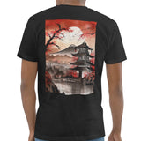 Japanese Mountain and Pagoda Scenic Art product type