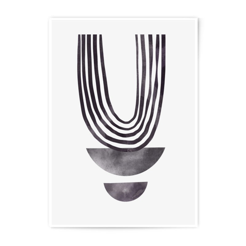 Abstract Art Photographic Print, Minimalist Wall Art, Geometric Shapes Print, Modern Home Decor, Line Art Print - Tawshia