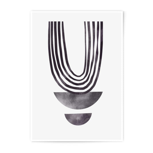 Abstract Art Photographic Print, Minimalist Wall Art, Geometric Shapes Print, Modern Home Decor, Line Art Print - Tawshia