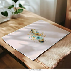 Telescope Floral Photographic Print, Astronomy Art, Dreamer Gift, Celestial Wall Decor, Visionary Art, Unique Home Decor - Tawshia