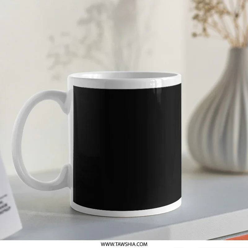 Solid Black Modern Design Mug product