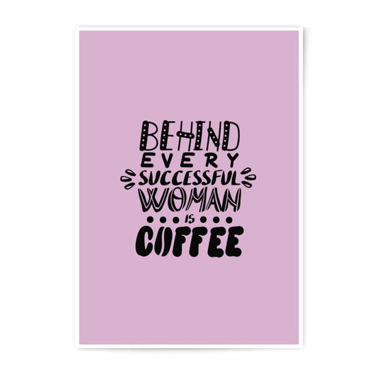 Coffee Lover Photographic Prints, Woman Empowerment Art, Inspirational Quote Decor, Home Office Wall Art, Motivational Prints for Women - Tawshia
