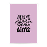 Coffee Lover Photographic Prints, Woman Empowerment Art, Inspirational Quote Decor, Home Office Wall Art, Motivational Prints for Women - Tawshia