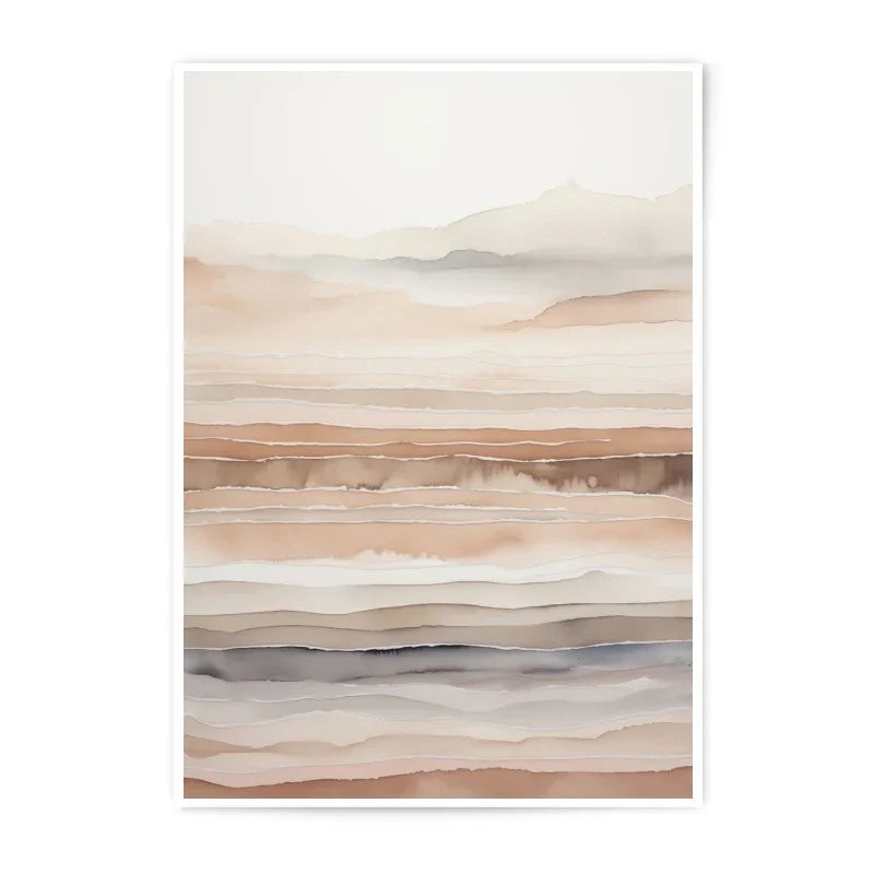Abstract Landscape Photographic Print, Neutral Tone Wall Art, Modern Art Print, Minimalist Decor, Elegant Home Decor, Fine Art Print - Tawshia