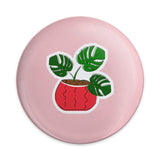 Monstera Pinback, Houseplant Lover Gift, Trendy Plant Pin, Potted Plant Badge, Tropical Leaf Jewelry, Indoor Plant Accessory, Cute Pins - Tawshia