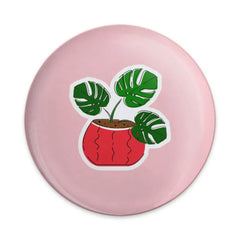 Monstera Pinback, Houseplant Lover Gift, Trendy Plant Pin, Potted Plant Badge, Tropical Leaf Jewelry, Indoor Plant Accessory, Cute Pins - Tawshia
