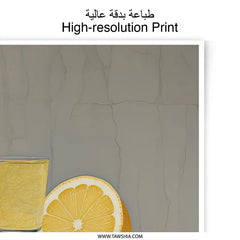 Lemon Still Life Photographic Prints, Kitchen Art, Bar Cart Decor, Citrus Wall Art, Modern Art Prints - Tawshia