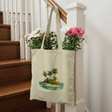 Tropical Island Beach Scene Tote Bag product