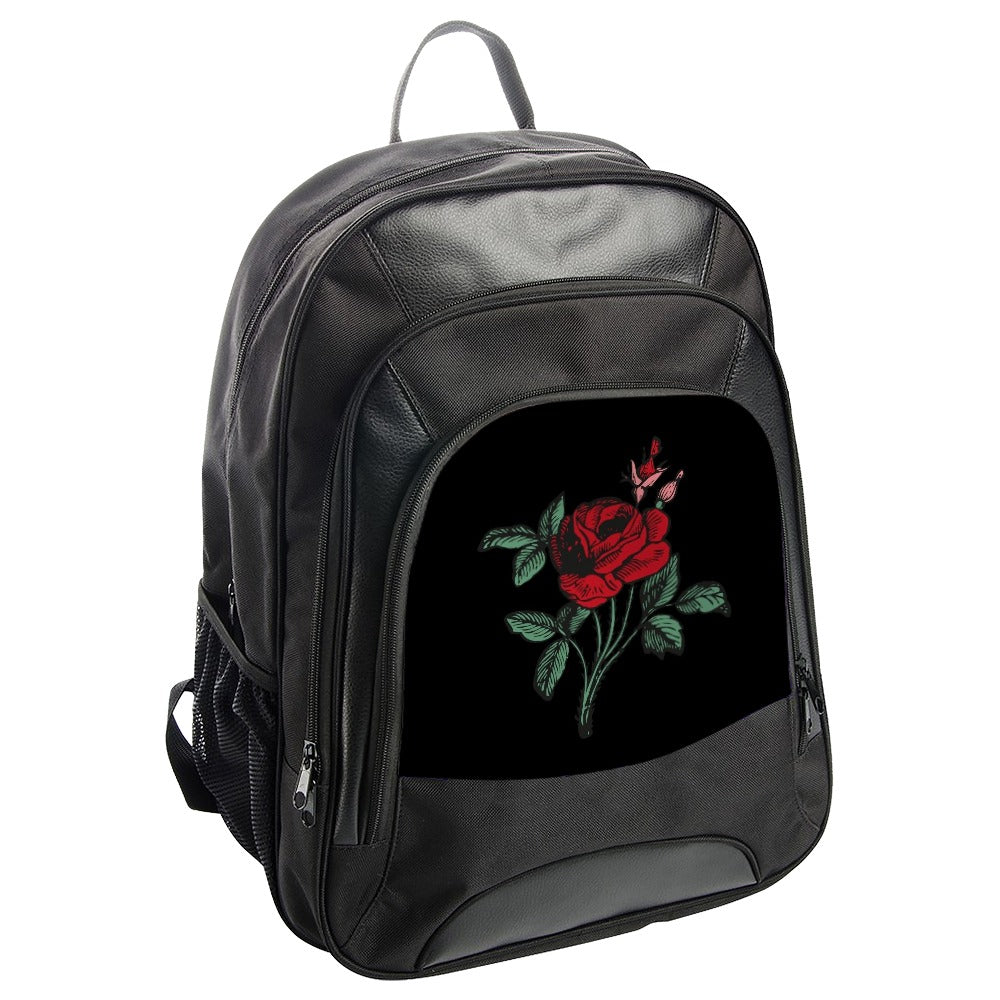 Rose Backpack, Floral Backpack, Flower Backpack, Nature Backpack, Unique Backpack, Everyday Backpack, Stylish Backpack - Tawshia