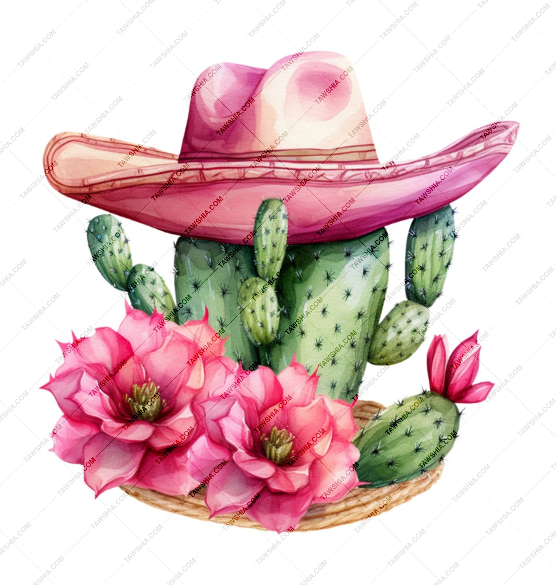 Cactus Flower Mug, Western Mug, Pink Cowboy Hat Mug, Succulent Mug, Floral Coffee Mug, Desert Mug, Cowgirl Gift, Southwestern Gift - Tawshia