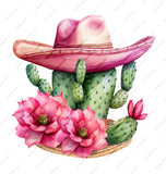 Cactus Flower Mug, Western Mug, Pink Cowboy Hat Mug, Succulent Mug, Floral Coffee Mug, Desert Mug, Cowgirl Gift, Southwestern Gift - Tawshia