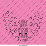 Best Friends Pinback Button, Friendship Quote Button, Heart Button, Cute Button, Sentimental Gift, Friend Gift, Pinback Button - Tawshia