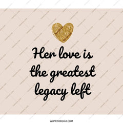 Her Love Backpack, Legacy Gift, Heart Backpack, Mom Backpack, Gift for Her, Inspirational Backpack, Stylish Bookbag - Tawshia