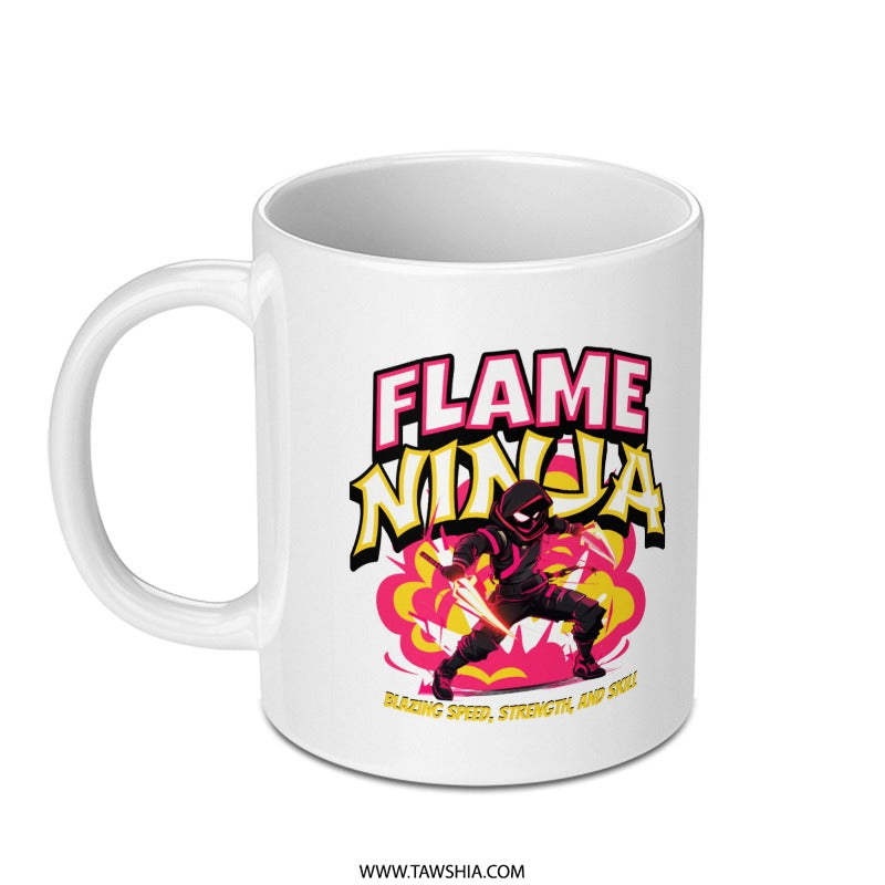 Flame Ninja Blazing Speed Strength and Skill Mug product