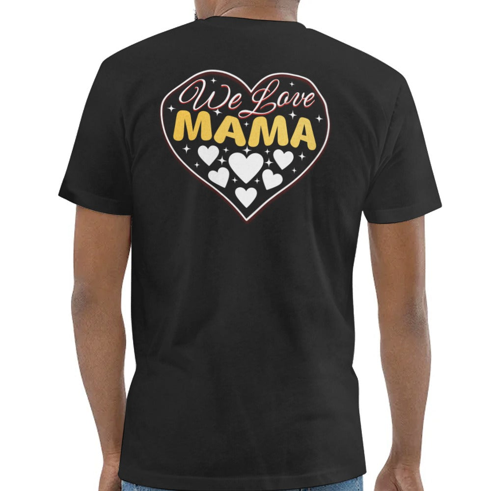 We Love Mama Heart Design Family Tee Shirt product
