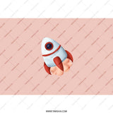 Rocket Tumbler, Space Tumbler, Kids Tumbler, Cute Tumbler, Travel Tumbler, Rocket Ship Gift, Gift For Kids, Unique Tumbler Design - Tawshia