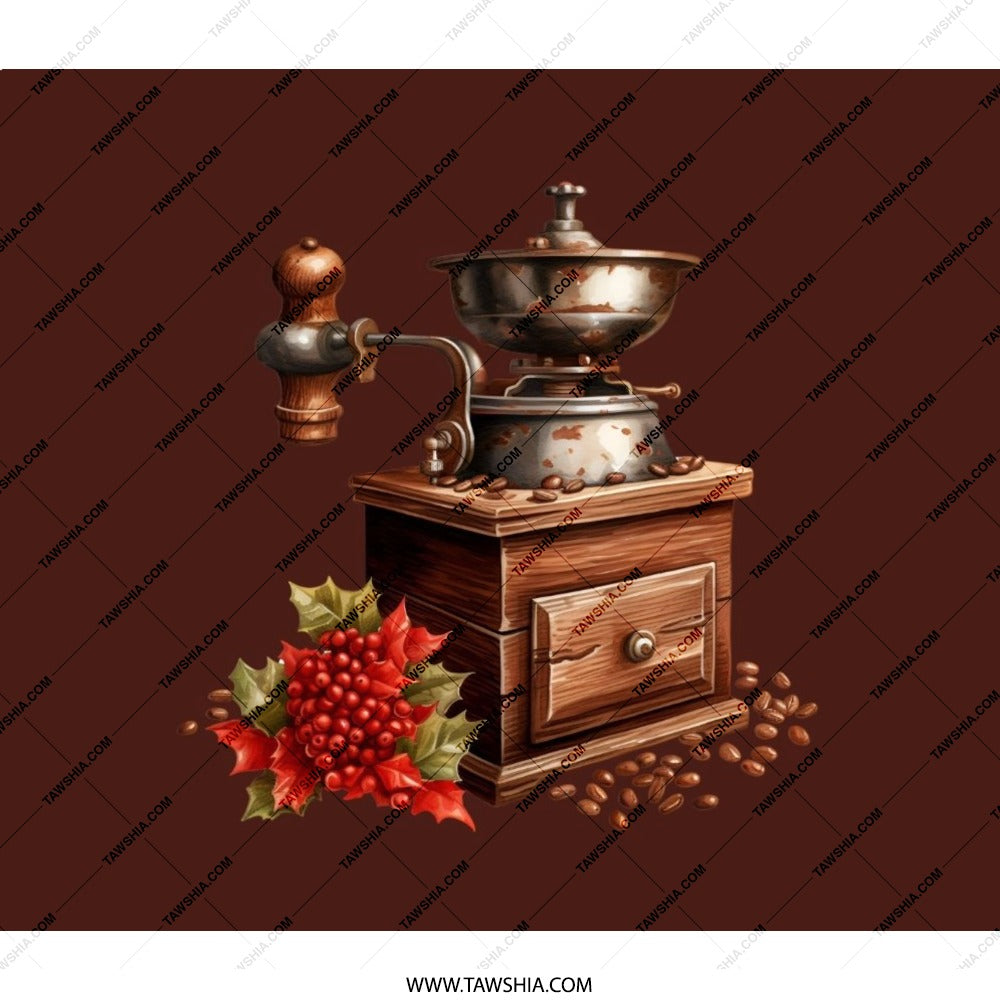 Coffee Grinder Backpack, Vintage Style Backpack, Unique Design, Stylish Backpack, Daily Use Bag (128 characters) - Tawshia