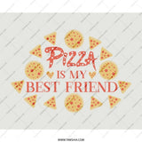 Pizza Is My Best Friend Mouse Pad, Cute Food Lover Gift, Funny Office Decor, Work From Home, Pizza Fanatic, Desk Accessories - Tawshia