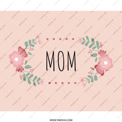 Mom Floral Mouse Pad, Cute Mother's Day Gift, Unique Office Decor, Desk Accessories, Perfect for Her, Trendy Mousepad, Gift for Mom - Tawshia