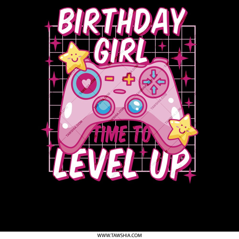 Birthday Girl Time to Level Up Gaming product