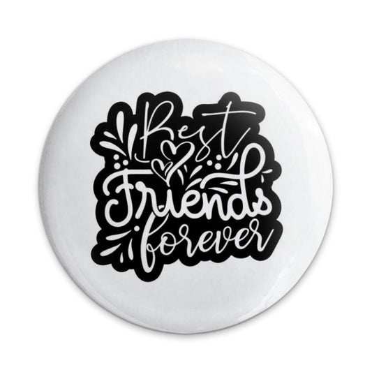 Best Friends Forever Pinback Button, Friendship Gift, Palentine's Day Pin, Bestie Button, Friend Badge, BFF Gift, Friend Present - Tawshia